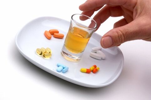 Tablete i alkohol nakon uklanjanja žučnog mjehura